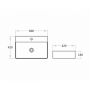 B6042 Ultra Slim Wall Hung or Above Basin